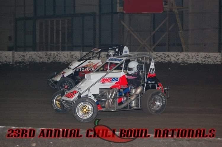 Jennifer Greenberg racing a midget at the Chili Bowl Nationals in 2009